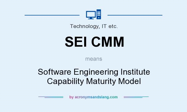 What does SEI CMM mean? It stands for Software Engineering Institute Capability Maturity Model