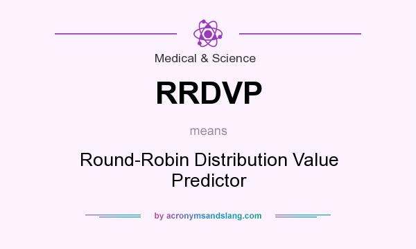 What does RRDVP mean? It stands for Round-Robin Distribution Value Predictor