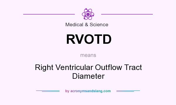 What does RVOTD mean? It stands for Right Ventricular Outflow Tract Diameter