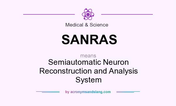 What does SANRAS mean? It stands for Semiautomatic Neuron Reconstruction and Analysis System