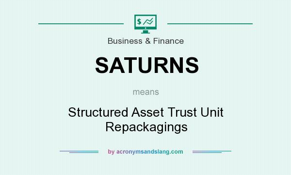 What does SATURNS mean? It stands for Structured Asset Trust Unit Repackagings