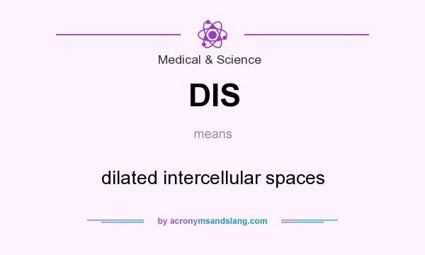 What does DIS mean? It stands for dilated intercellular spaces