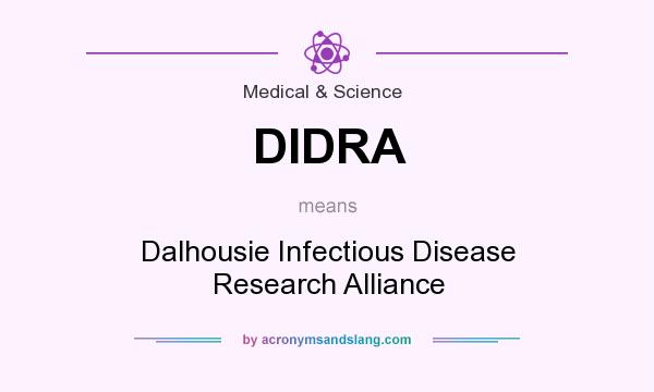 What does DIDRA mean? It stands for Dalhousie Infectious Disease Research Alliance