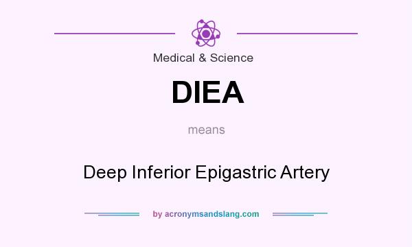 What does DIEA mean? It stands for Deep Inferior Epigastric Artery