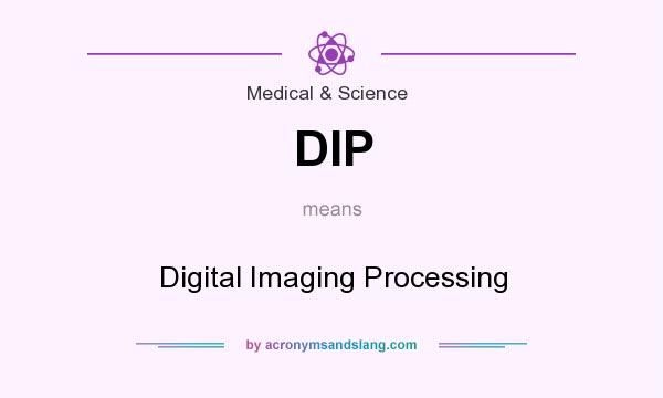 What does DIP mean? It stands for Digital Imaging Processing