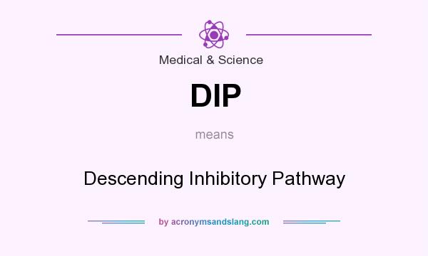 What does DIP mean? It stands for Descending Inhibitory Pathway