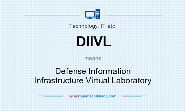 What does DIIVL mean? It stands for Defense Information Infrastructure Virtual Laboratory