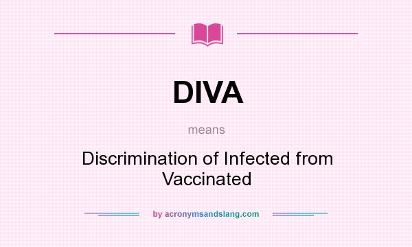 What does DIVA mean? It stands for Discrimination of Infected from Vaccinated