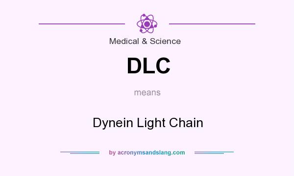 What does DLC mean? It stands for Dynein Light Chain