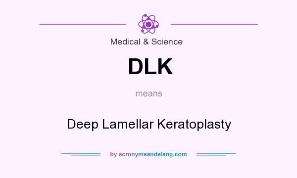 What does DLK mean? It stands for Deep Lamellar Keratoplasty