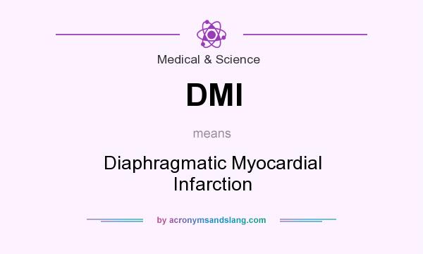 What does DMI mean? It stands for Diaphragmatic Myocardial Infarction