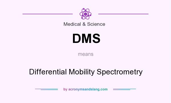 What does DMS mean? It stands for Differential Mobility Spectrometry