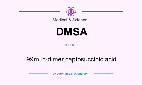 What does DMSA mean? It stands for 99mTc-dimer captosuccinic acid