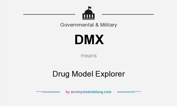 What does DMX mean? It stands for Drug Model Explorer