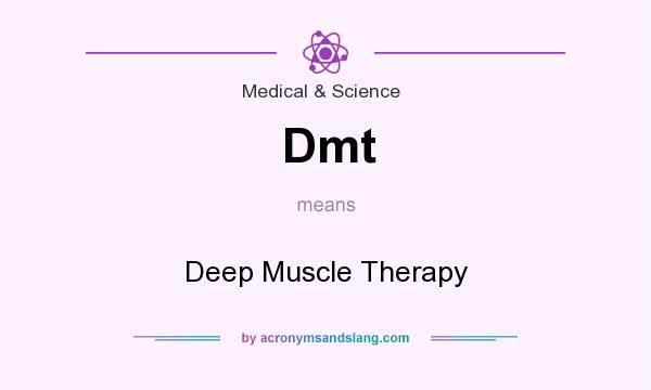 What does Dmt mean? It stands for Deep Muscle Therapy