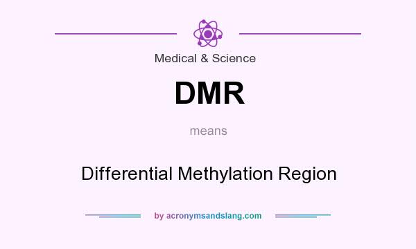 What does DMR mean? It stands for Differential Methylation Region