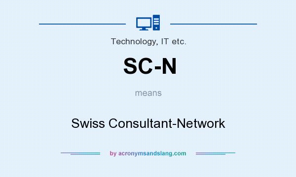 What does SC-N mean? It stands for Swiss Consultant-Network