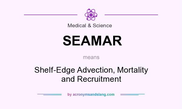 What does SEAMAR mean? It stands for Shelf-Edge Advection, Mortality and Recruitment