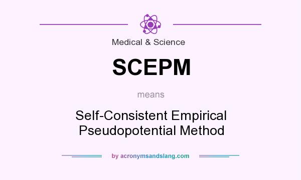 What does SCEPM mean? It stands for Self-Consistent Empirical Pseudopotential Method