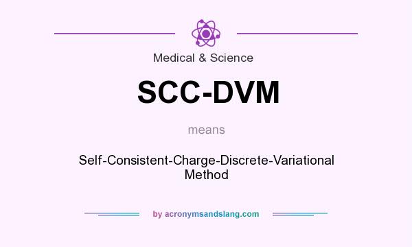 What does SCC-DVM mean? It stands for Self-Consistent-Charge-Discrete-Variational Method