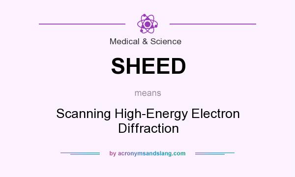 What does SHEED mean? It stands for Scanning High-Energy Electron Diffraction