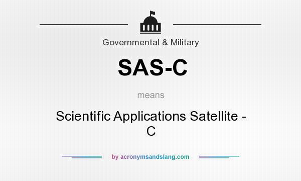 What does SAS-C mean? It stands for Scientific Applications Satellite - C