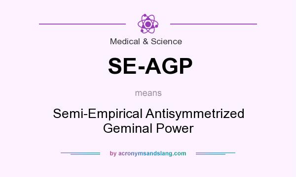 What does SE-AGP mean? It stands for Semi-Empirical Antisymmetrized Geminal Power