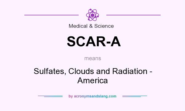 What does SCAR-A mean? It stands for Sulfates, Clouds and Radiation - America