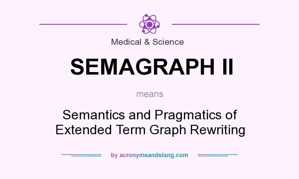 What does SEMAGRAPH II mean? It stands for Semantics and Pragmatics of Extended Term Graph Rewriting