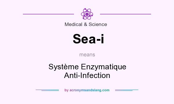 What does Sea-i mean? It stands for Système Enzymatique Anti-Infection