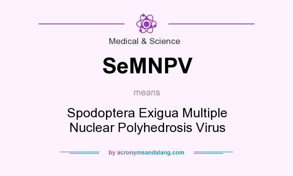 What does SeMNPV mean? It stands for Spodoptera Exigua Multiple Nuclear Polyhedrosis Virus
