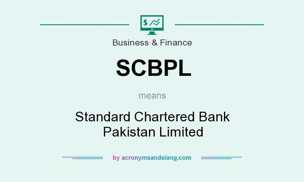 What does SCBPL mean? It stands for Standard Chartered Bank Pakistan Limited