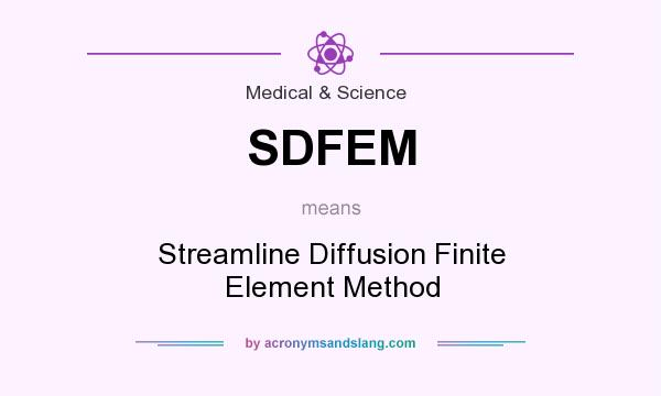 What does SDFEM mean? It stands for Streamline Diffusion Finite Element Method