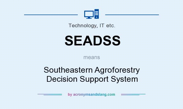What does SEADSS mean? It stands for Southeastern Agroforestry Decision Support System