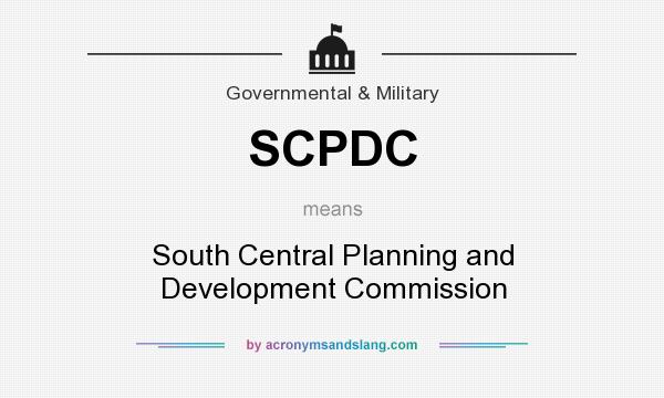 What does SCPDC mean? It stands for South Central Planning and Development Commission