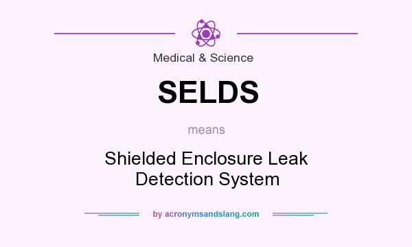 What does SELDS mean? It stands for Shielded Enclosure Leak Detection System