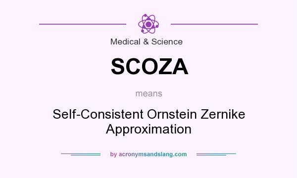 What does SCOZA mean? It stands for Self-Consistent Ornstein Zernike Approximation