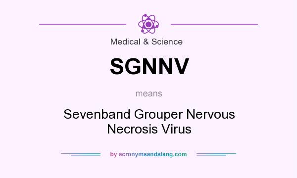 What does SGNNV mean? It stands for Sevenband Grouper Nervous Necrosis Virus