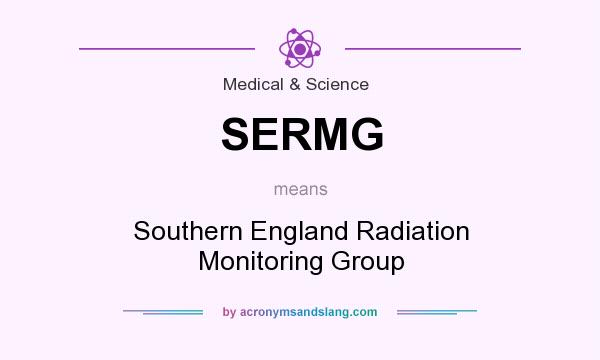 What does SERMG mean? It stands for Southern England Radiation Monitoring Group
