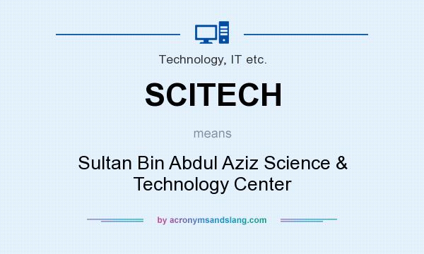 What does SCITECH mean? It stands for Sultan Bin Abdul Aziz Science & Technology Center
