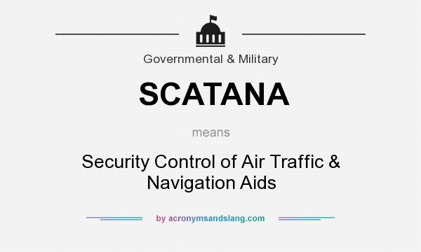 What does SCATANA mean? It stands for Security Control of Air Traffic & Navigation Aids