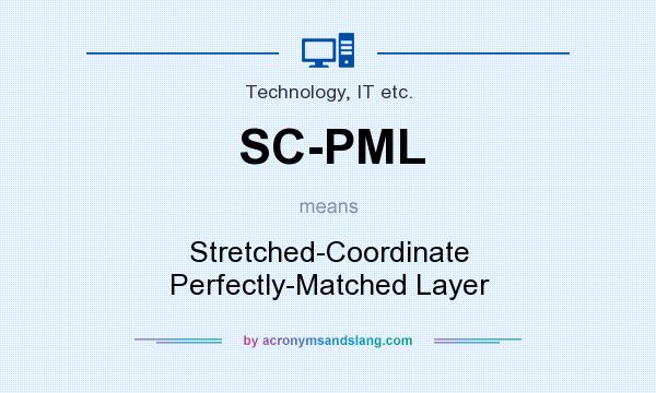What does SC-PML mean? It stands for Stretched-Coordinate Perfectly-Matched Layer