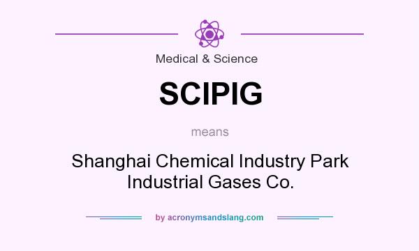 What does SCIPIG mean? It stands for Shanghai Chemical Industry Park Industrial Gases Co.