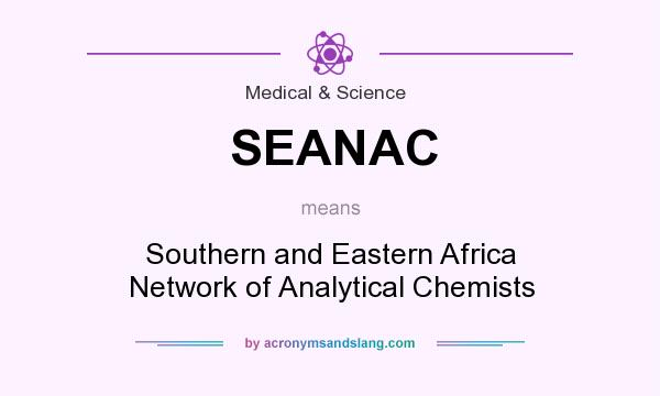 What does SEANAC mean? It stands for Southern and Eastern Africa Network of Analytical Chemists
