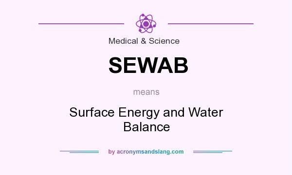 What does SEWAB mean? It stands for Surface Energy and Water Balance