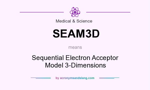 What does SEAM3D mean? It stands for Sequential Electron Acceptor Model 3-Dimensions