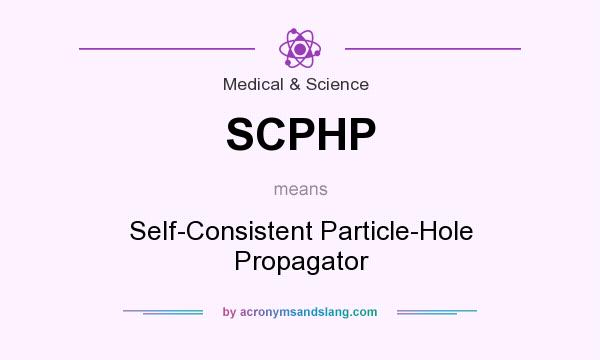 What does SCPHP mean? It stands for Self-Consistent Particle-Hole Propagator