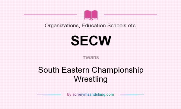 What does SECW mean? It stands for South Eastern Championship Wrestling