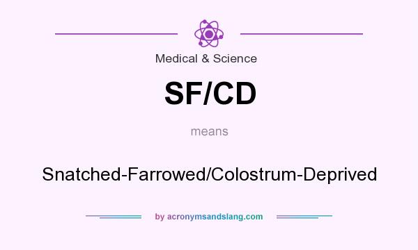 What does SF/CD mean? It stands for Snatched-Farrowed/Colostrum-Deprived