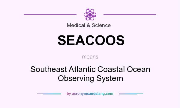 What does SEACOOS mean? It stands for Southeast Atlantic Coastal Ocean Observing System